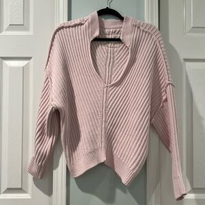 Free People Pink Sweater
